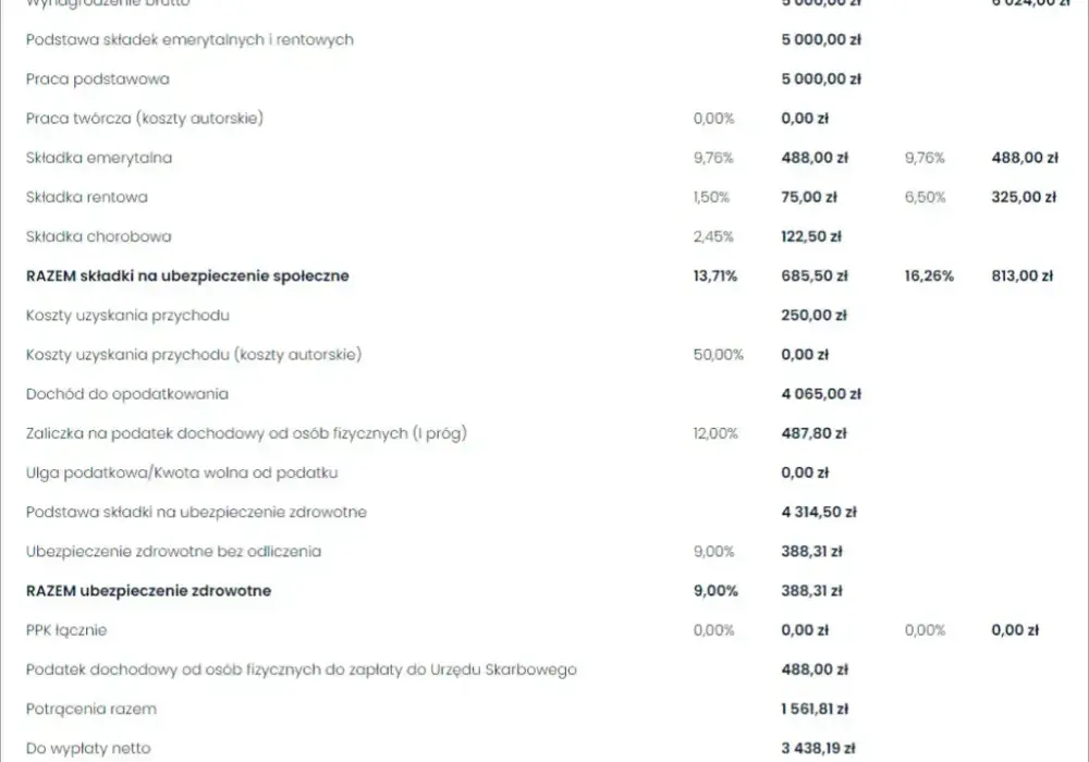 Jakie składki płaci pracodawca a jakie pracownik? Poznaj różnice i koszty