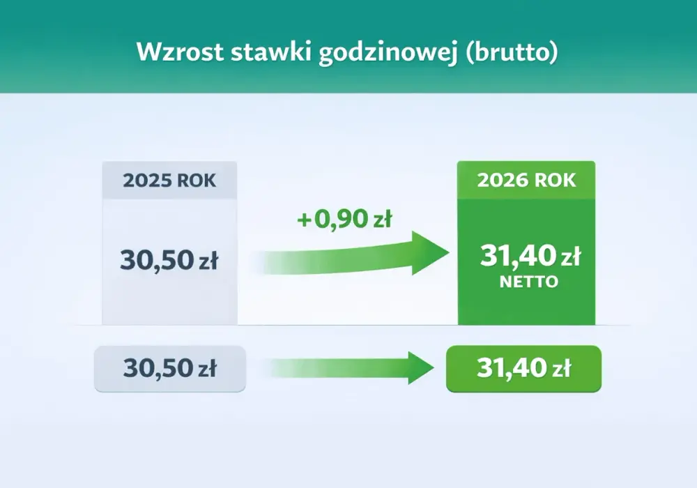 Umowa zlecenie 2026 - Ile netto na godzinę? Twoje wyliczenia