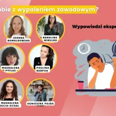 Ekspertki dzielą się radami, jak radzić sobie z wypaleniem zawodowym w swojej firme. Ilustracja przedstawia zmęczoną osobę przy laptopie.