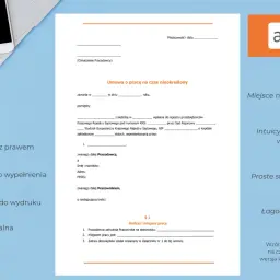 Wzór umowy o pracę na czas nieokreślony, gotowy do wypełnienia, zgodny z prawem.