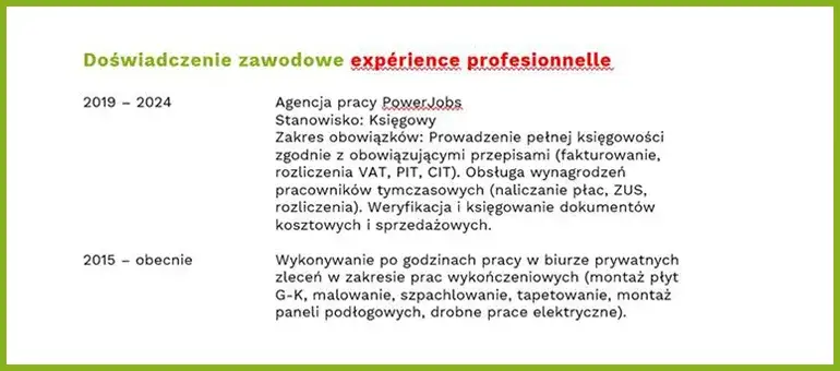 Zdjęcie Jak opisać doświadczenie zawodowe, aby wyróżnić się w CV