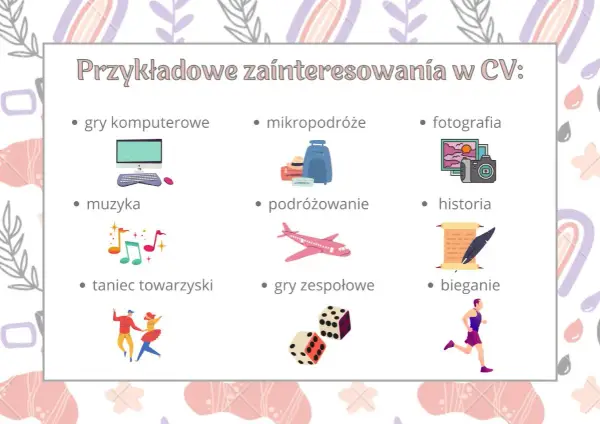 Co wpisać w zainteresowania CV - jak zyskać przewagę?