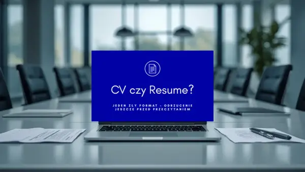 CV a Resume - Błąd kosztuje pracę? Poznaj różnice